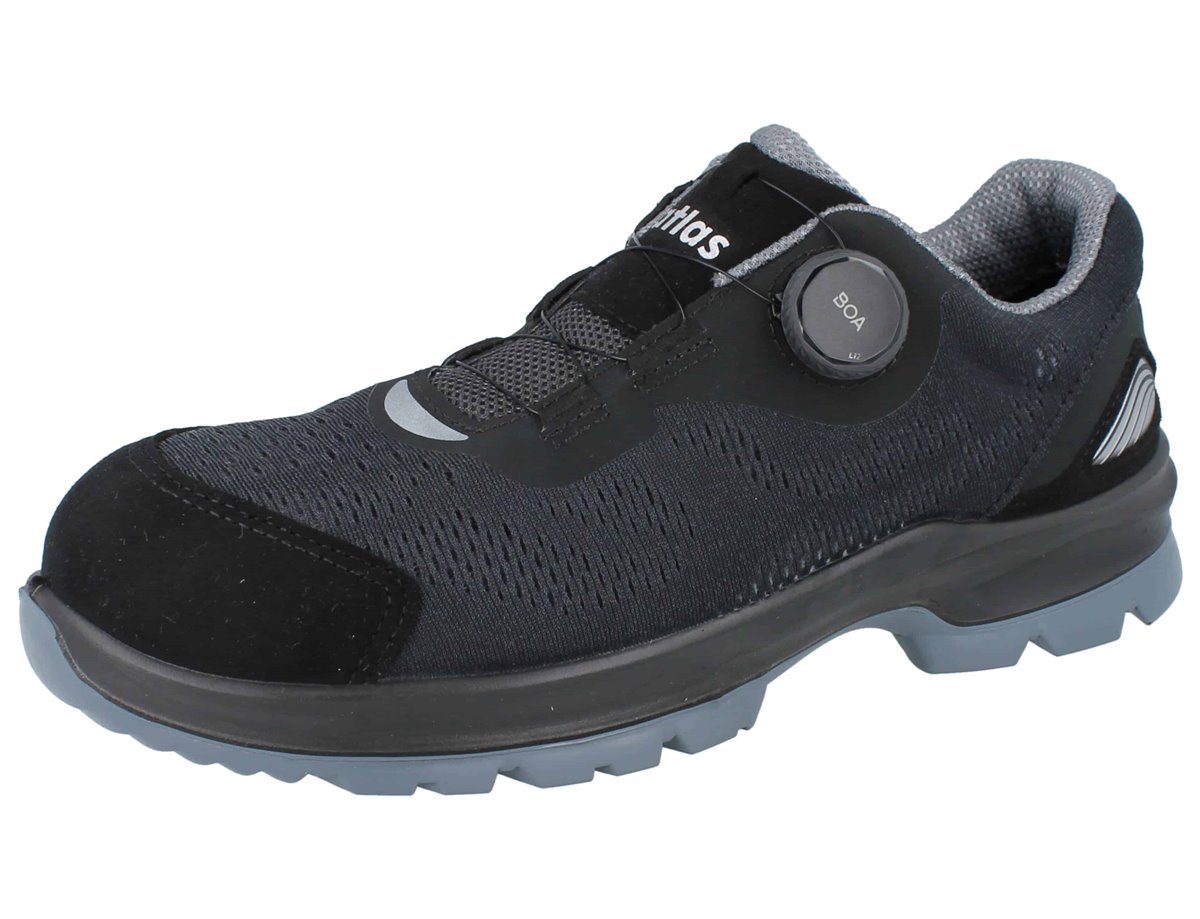ATLAS Flash 3300 BOA Herren Sicherheitshalbschuhe S1 schwarz